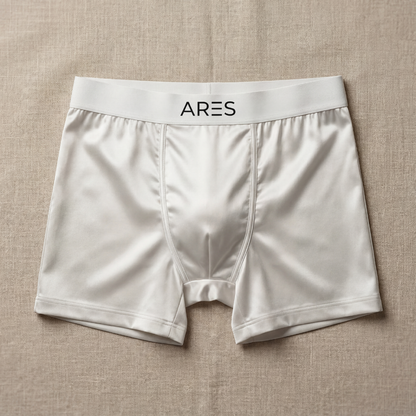 Premium Silk Boxers | All-Day Comfort White (NEW)
